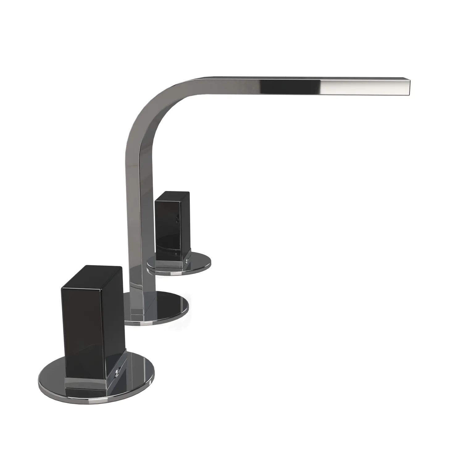 Fantini Three Hole Washbin Mixer PBR 3D Model_03